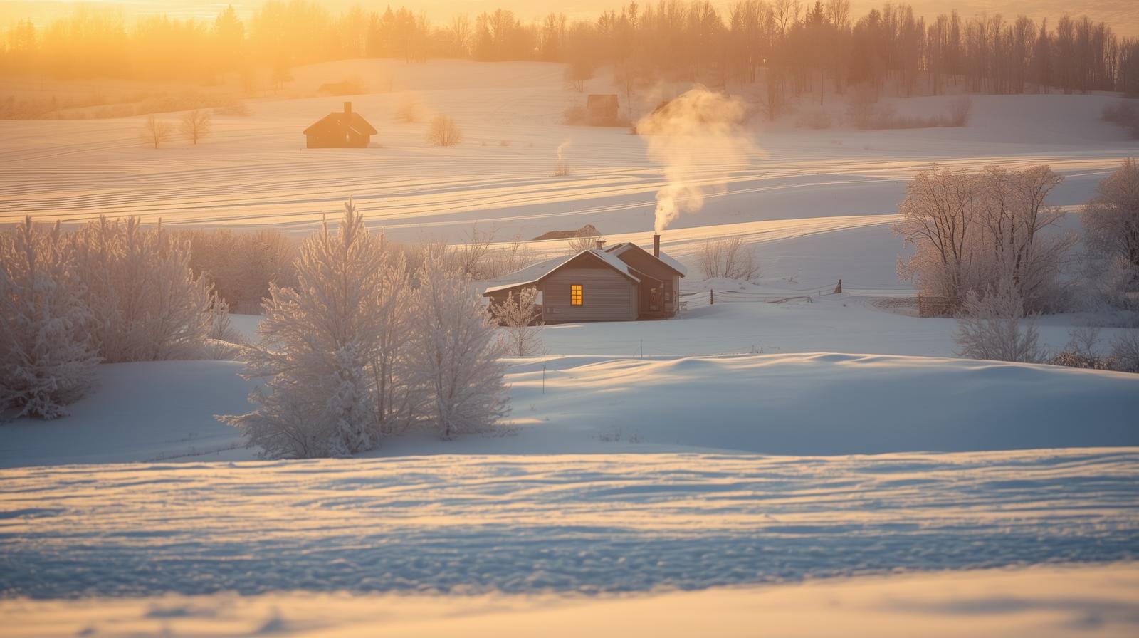 A Quiet Winter Morning on the Homestead